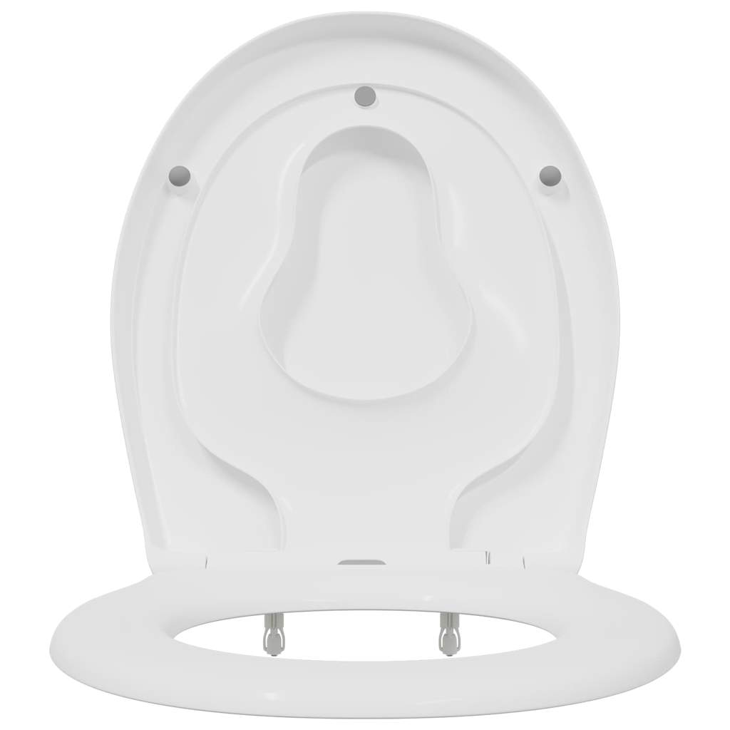 Toalettsete Hvit 47 x 37 x 4 cm Duroplast