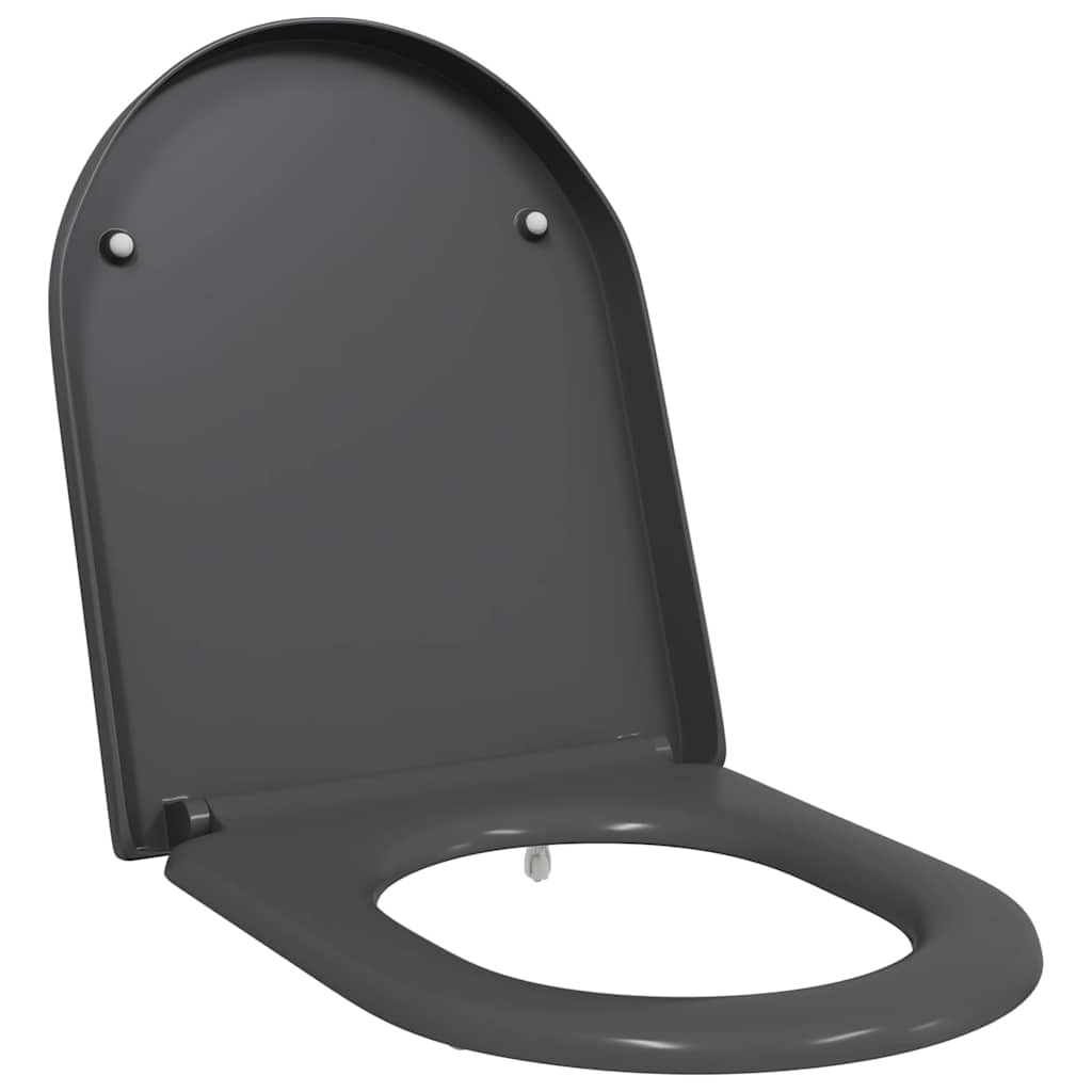 Toalettsete Antrasitt 49 x 36 x 4 cm Duroplast