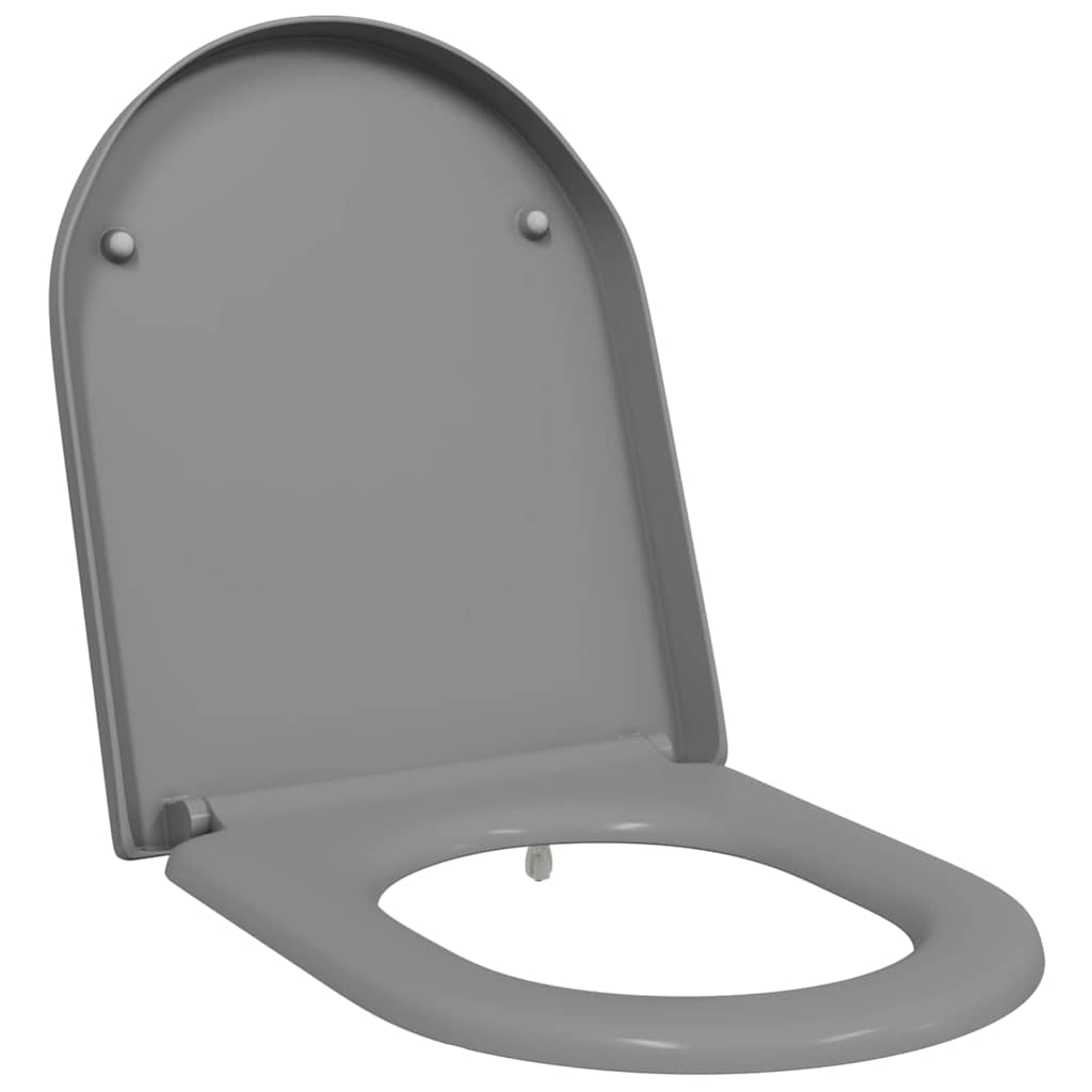 Toalettsete Grå 49 x 36 x 4 cm Duroplast