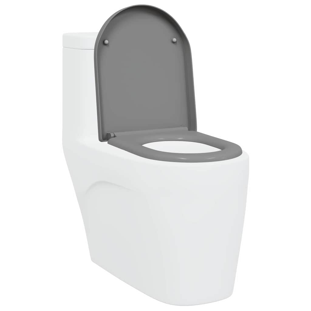 Toalettsete Grå 49 x 36 x 4 cm Duroplast