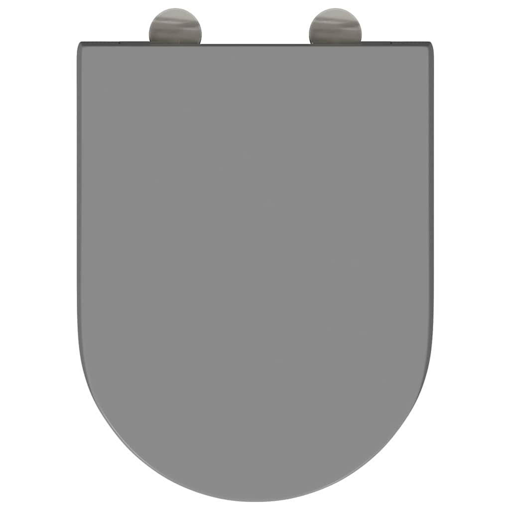 Toalettsete Grå 49 x 36 x 4 cm Duroplast