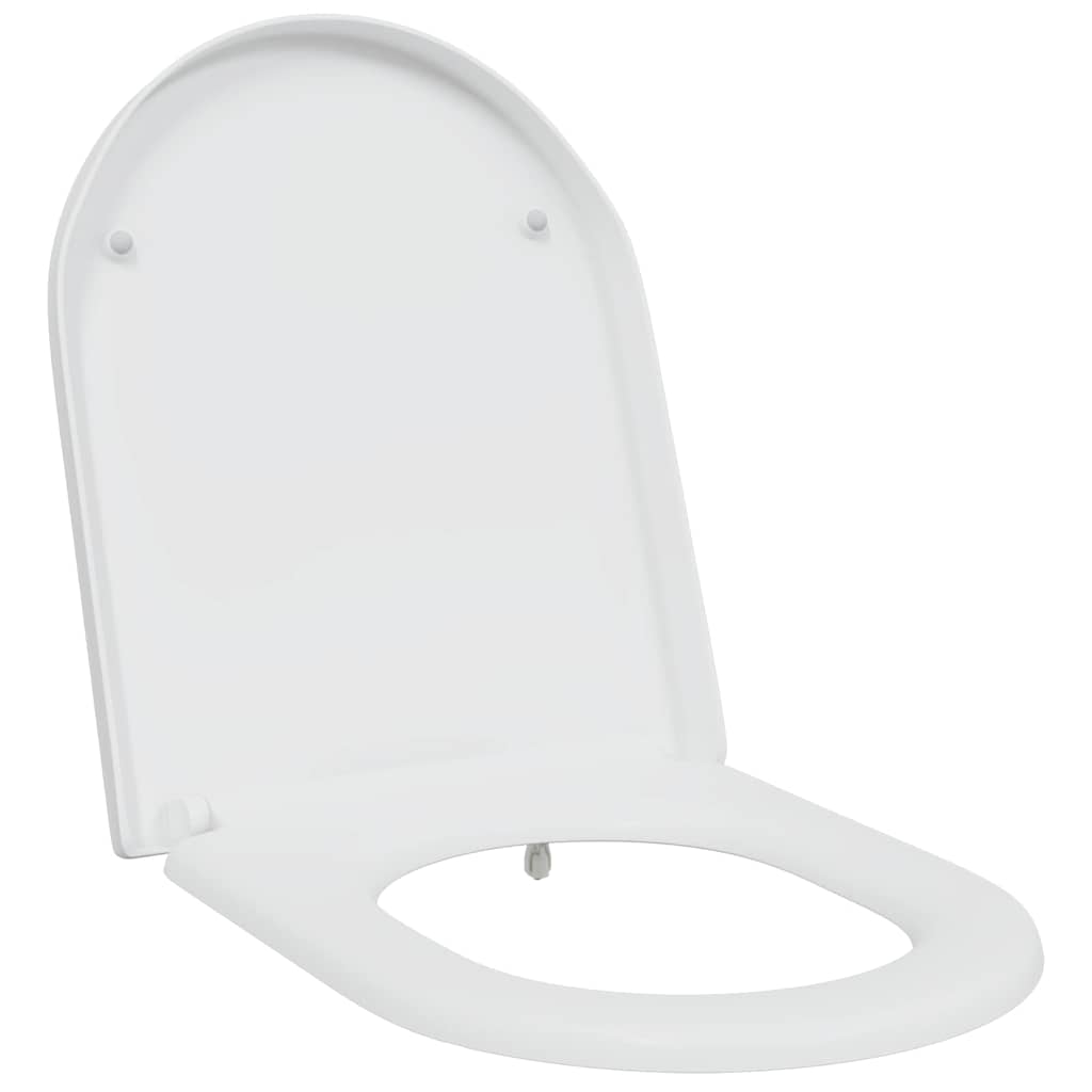 Toalettsete Hvit 49 x 36 x 4 cm Duroplast