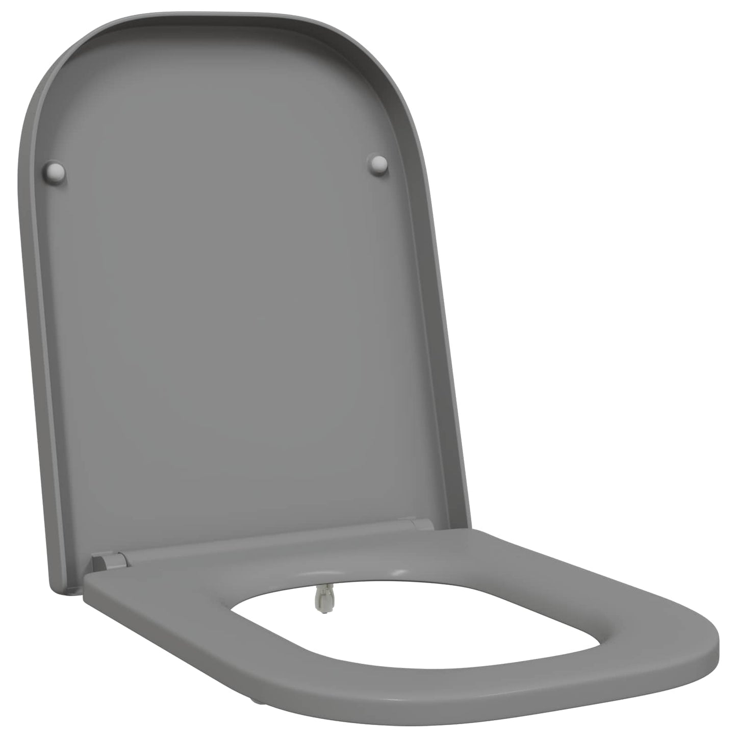 Toalettsete Grå 47,5 x 35 x 3,6 cm Duroplast