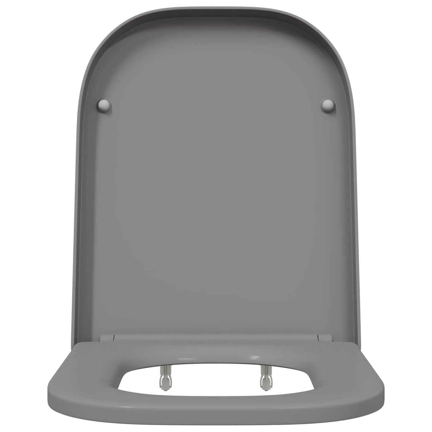 Toalettsete Grå 47,5 x 35 x 3,6 cm Duroplast