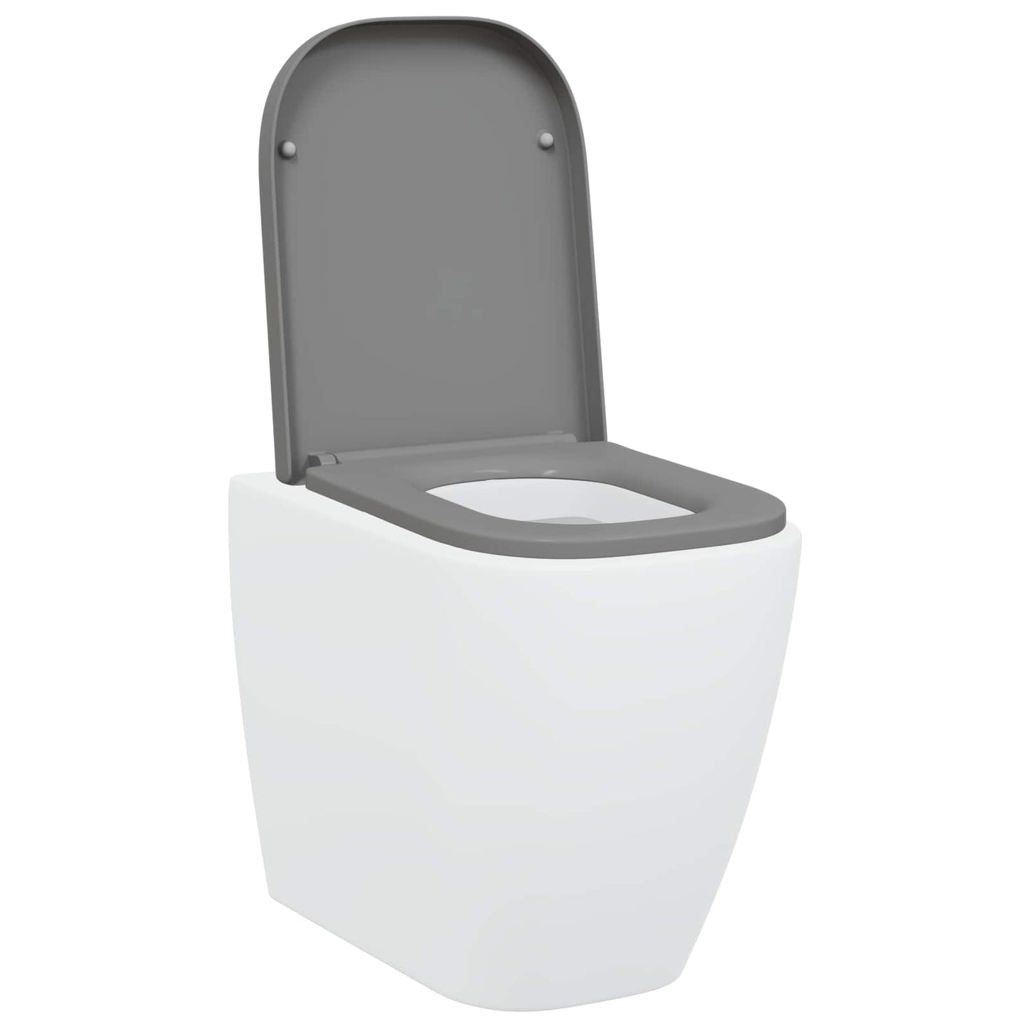 Toalettsete Grå 47,5 x 35 x 3,6 cm Duroplast