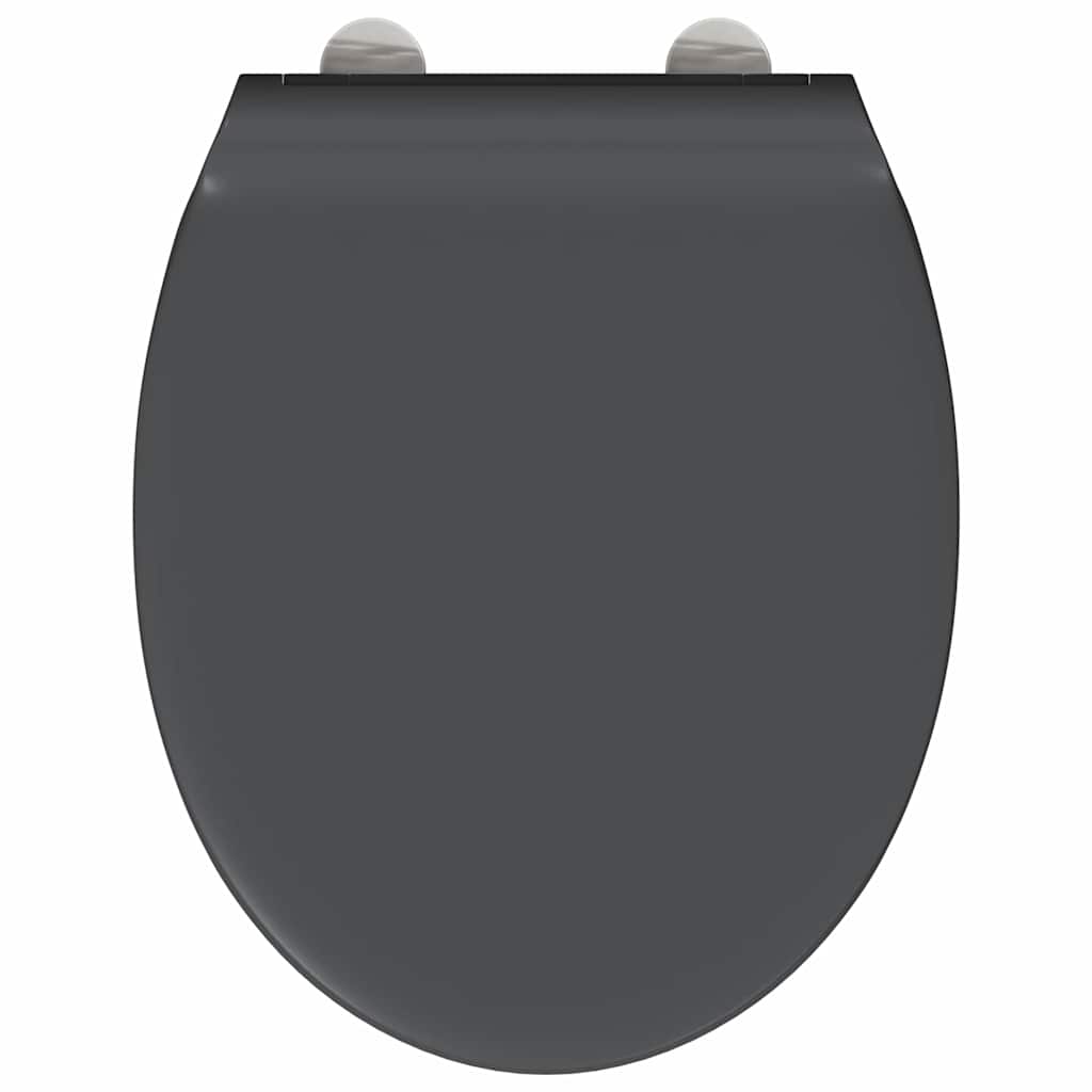 Toalettsete Antrasitt 45,5 x 37,5 x 3,8 cm Duroplast