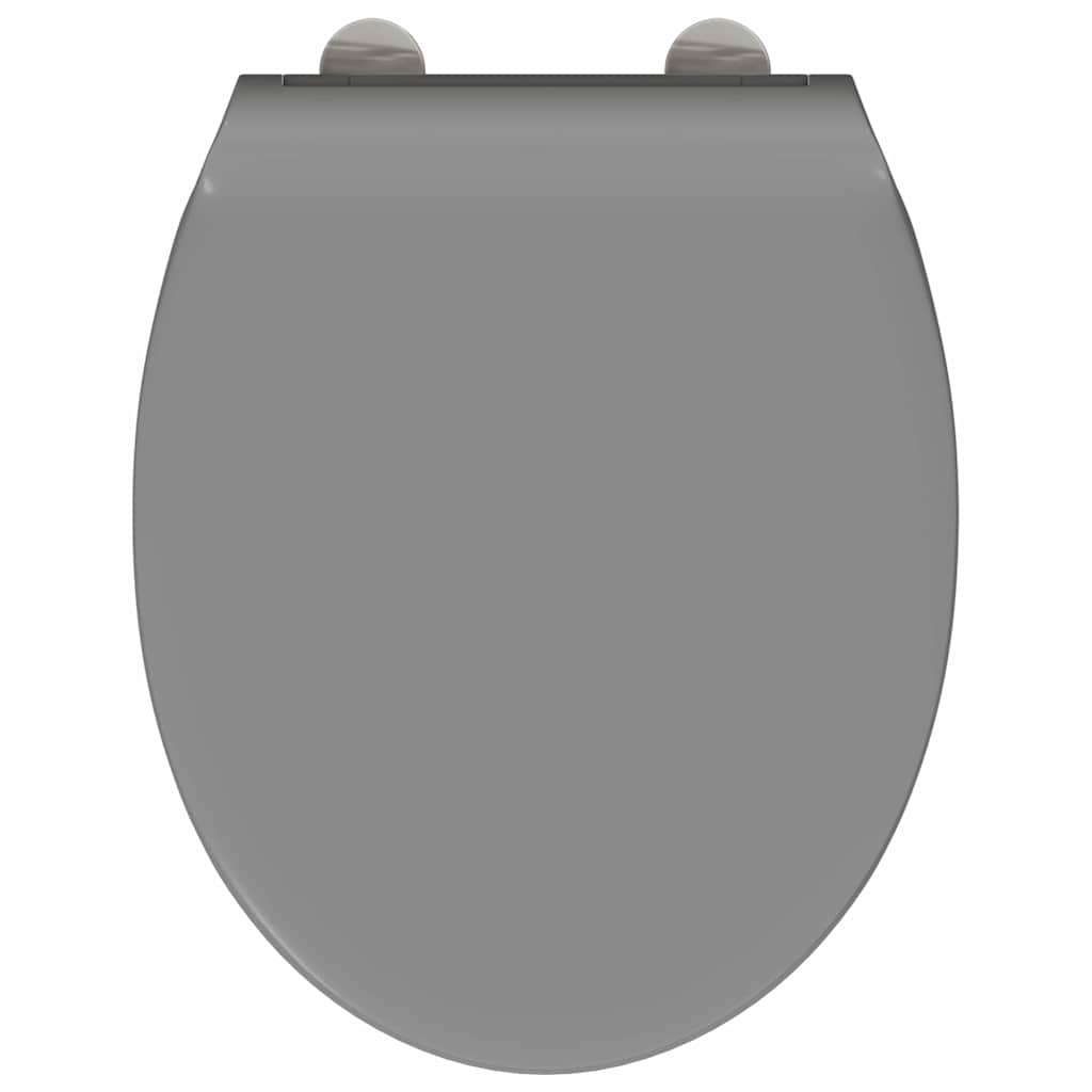 Toalettsete Grå 45,5 x 37,5 x 3,8 cm Duroplast