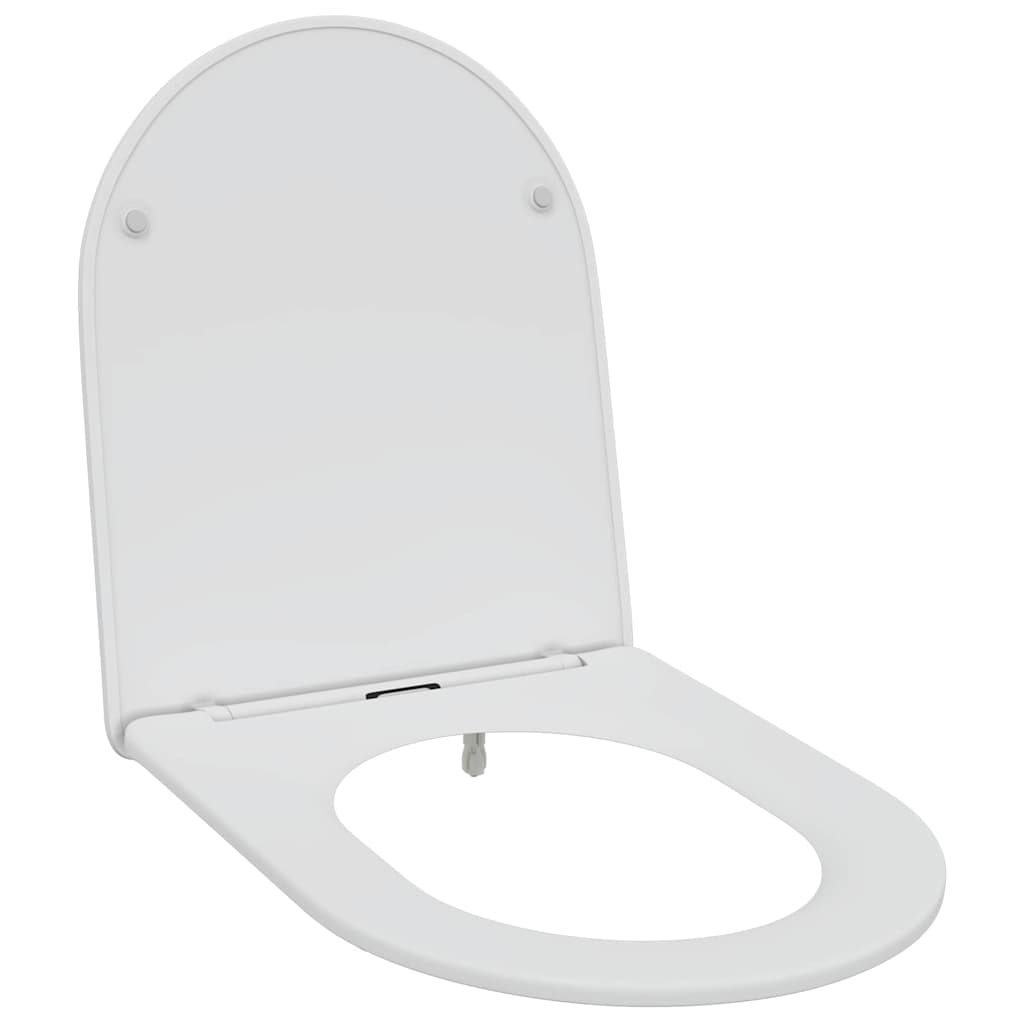 Toalettsete Hvit 47 x 36 x 3,4 cm Duroplast