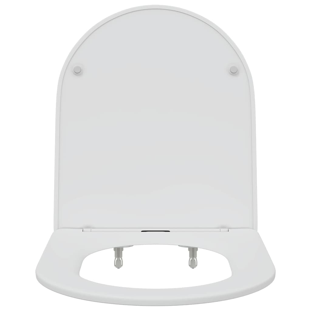 Toalettsete Hvit 47 x 36 x 3,4 cm Duroplast