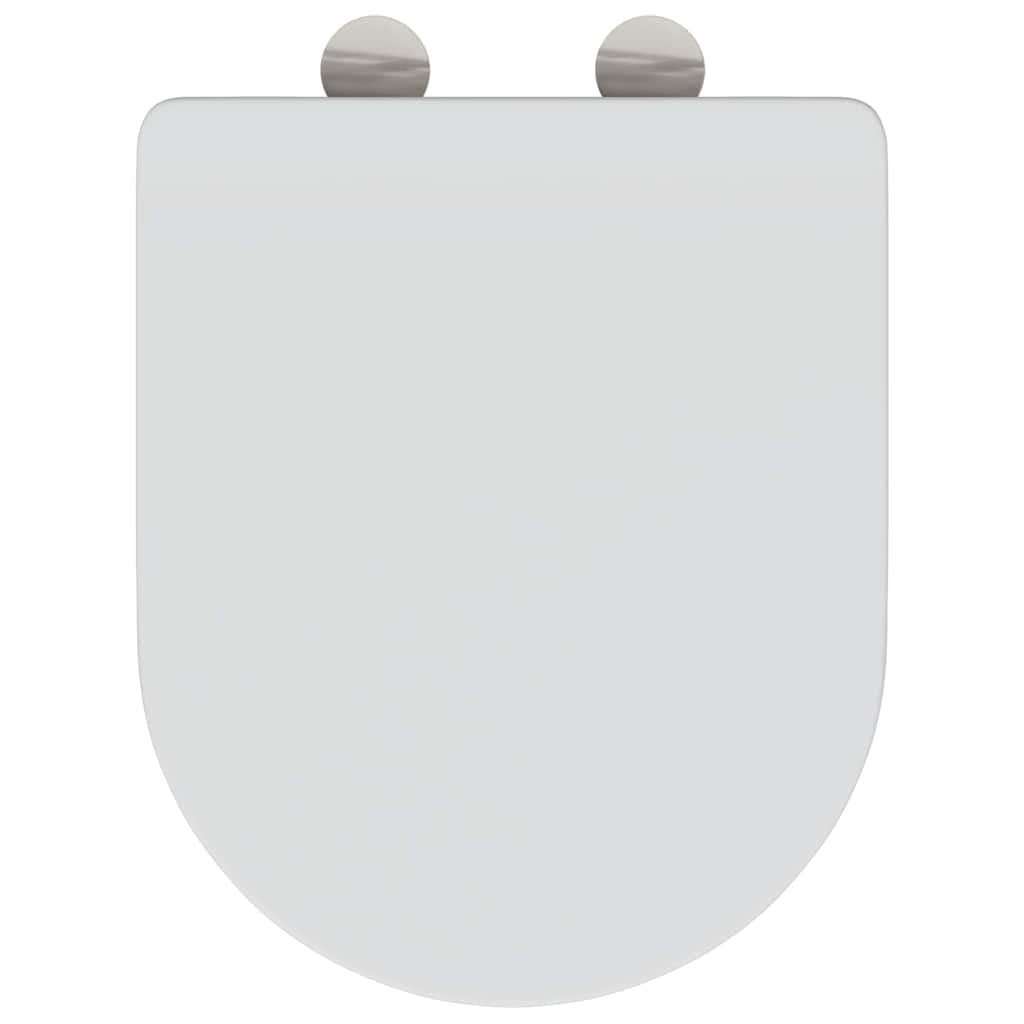 Toalettsete Hvit 47 x 36 x 3,4 cm Duroplast