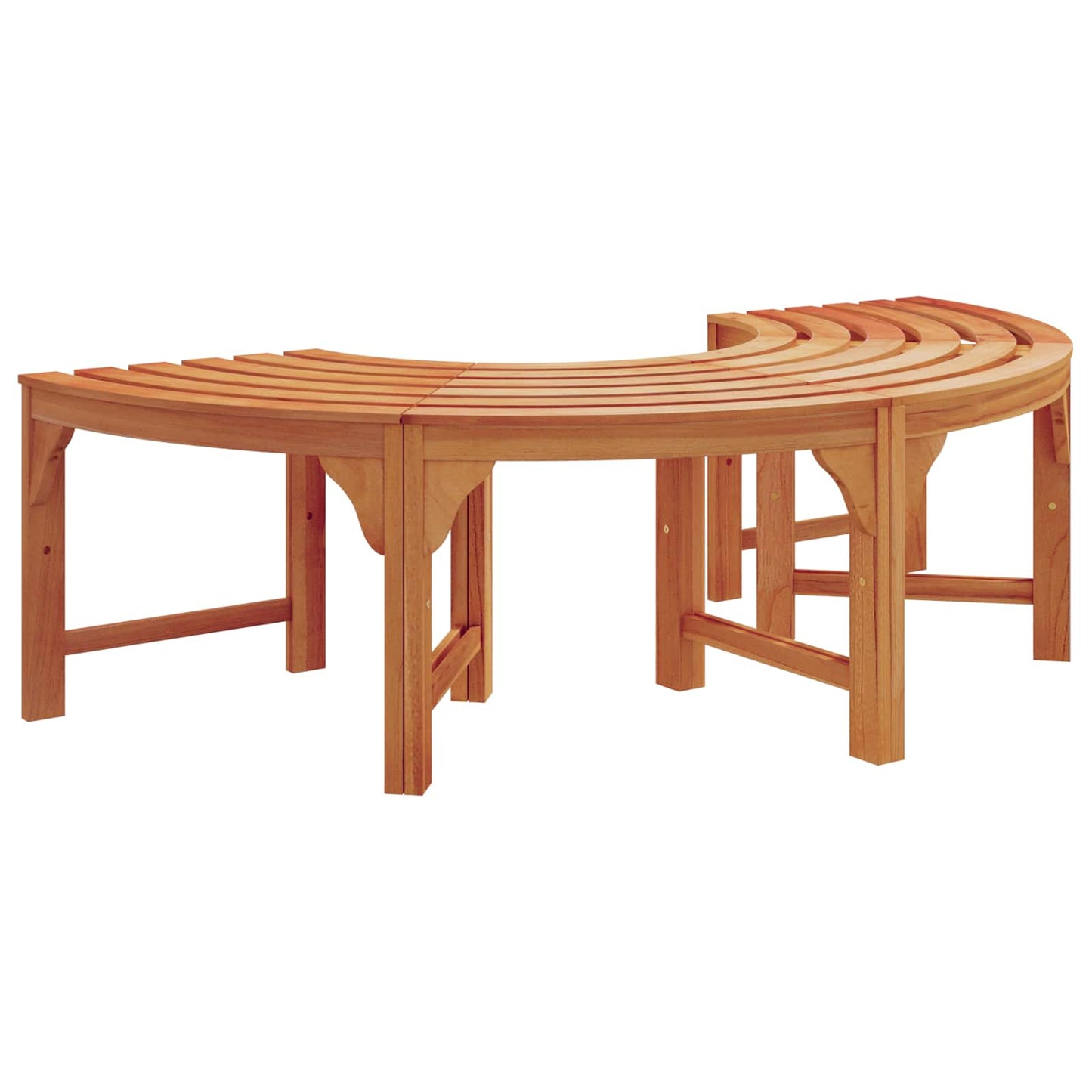Trebens 2 pcs Naturlig 160 x 80 x 45cm Solid Eucalyptus Tre
