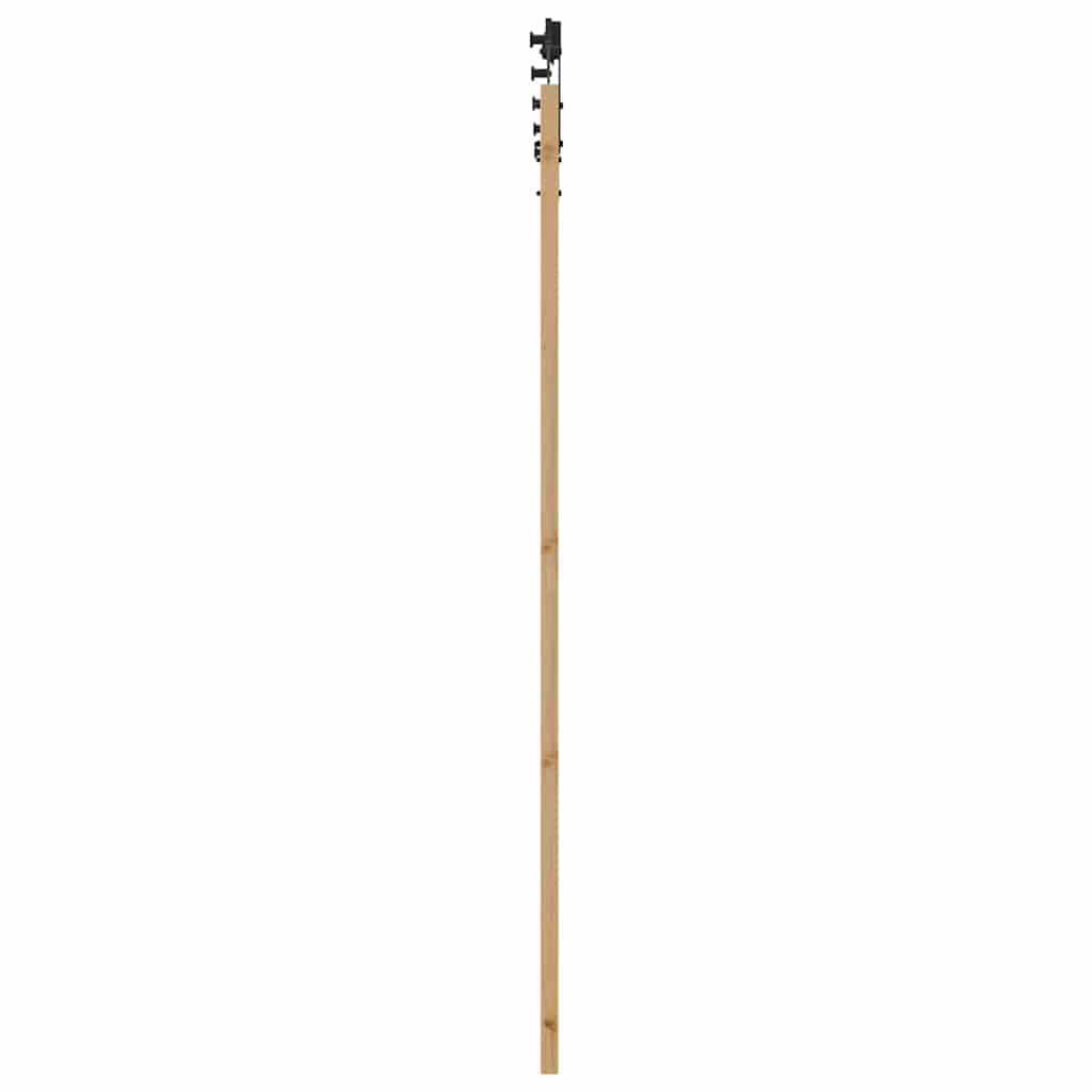 Skyvedør ORKDAL Naturlig og svart 93 x 211 cm