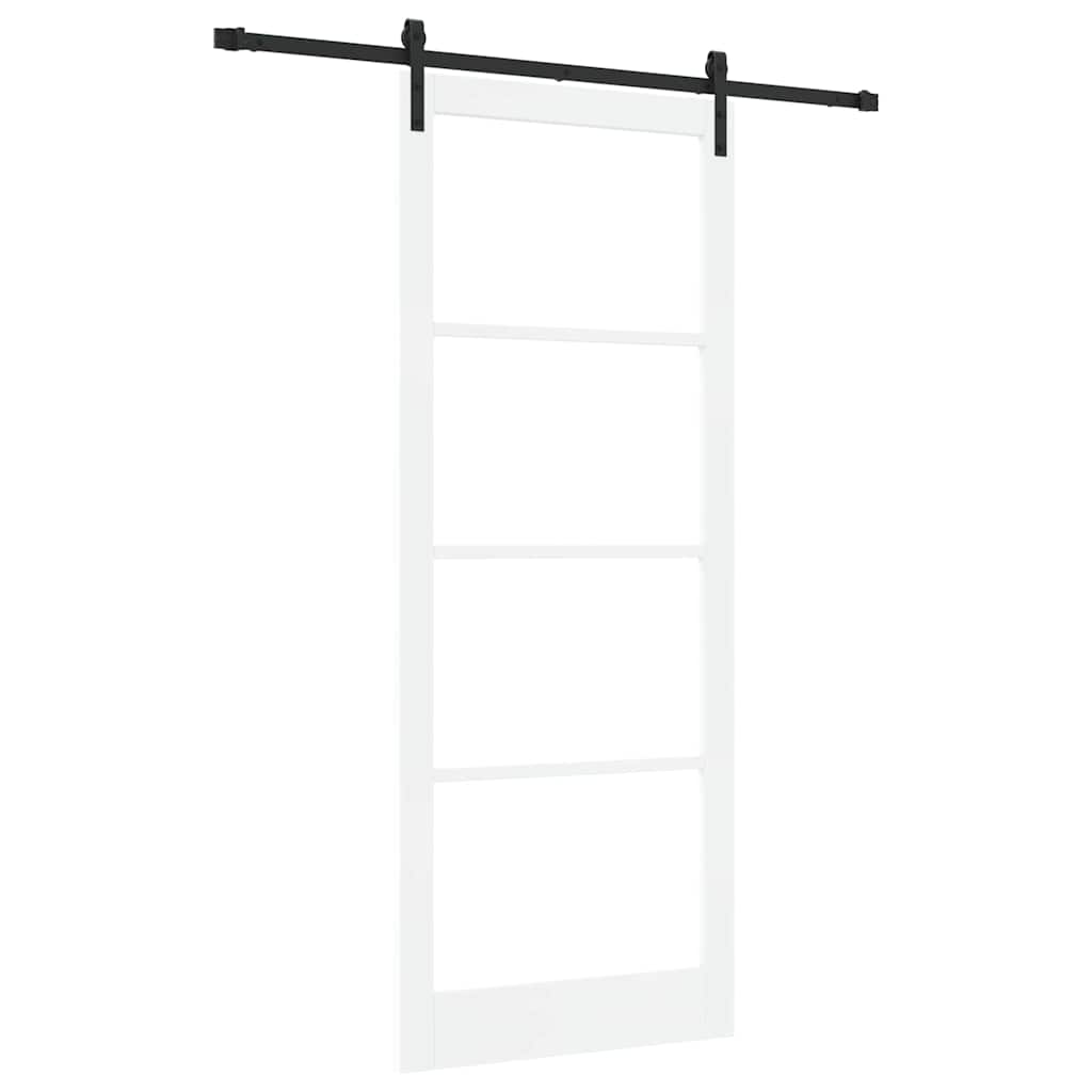 Skyvedør ORKDAL Hvit og svart 93 x 232 cm