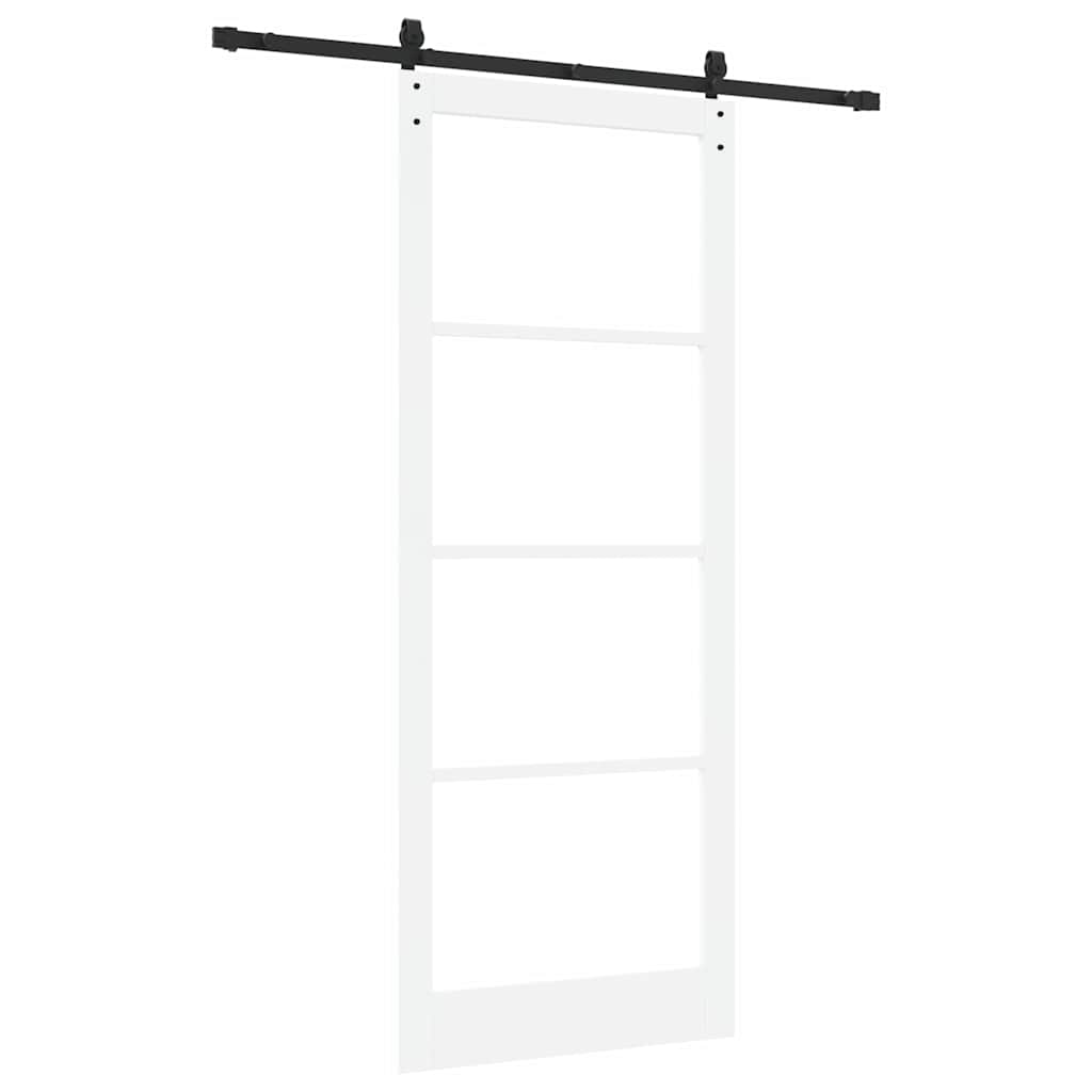 Skyvedør ORKDAL Hvit og svart 93 x 232 cm