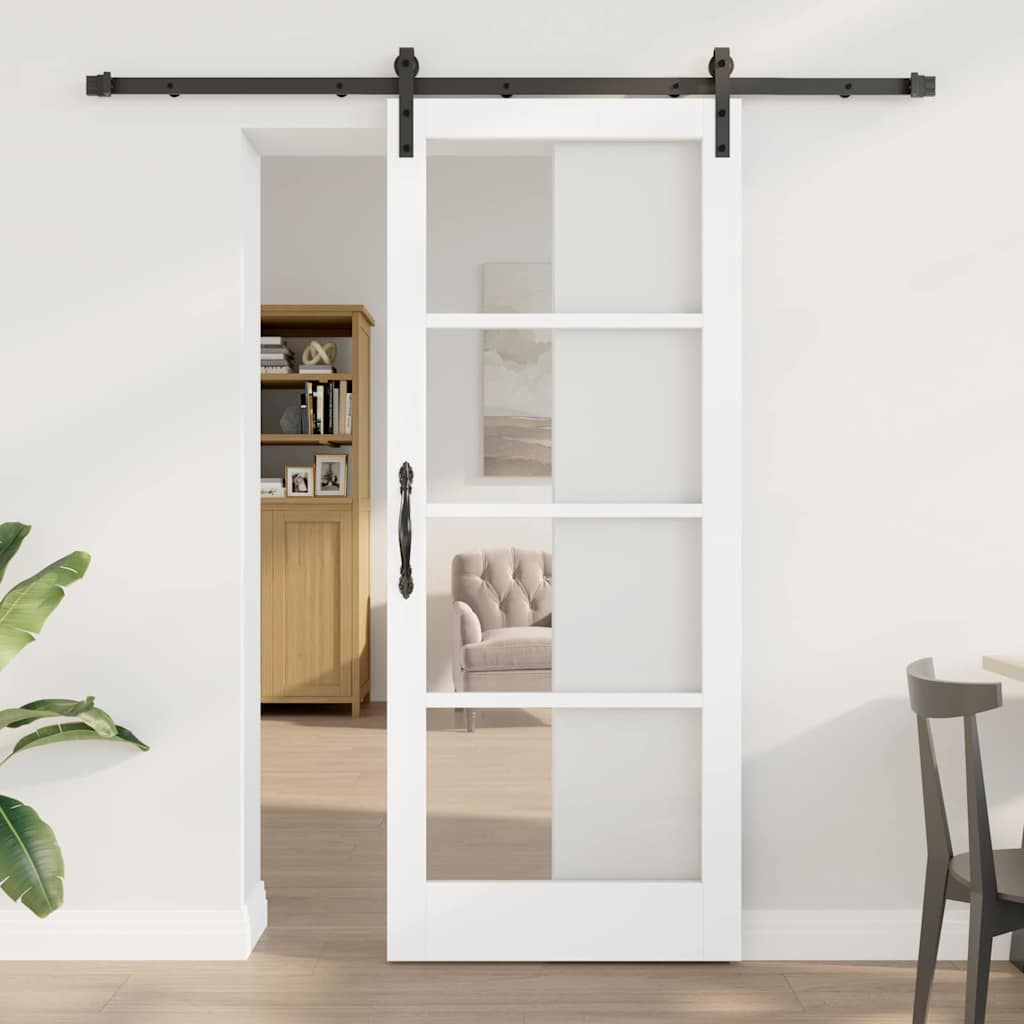 Skyvedør ORKDAL Hvit og svart 83 x 202 cm