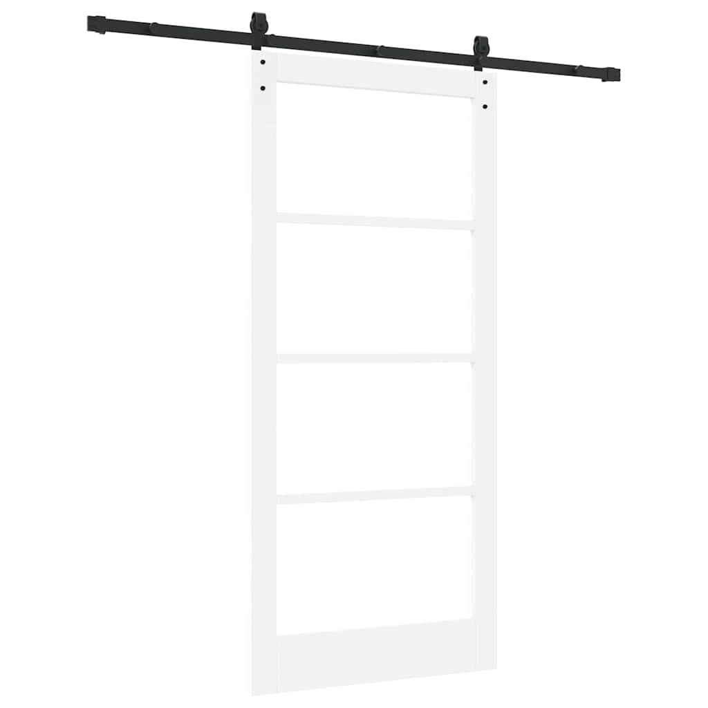 Skyvedør ORKDAL Hvit og svart 93 x 202 cm