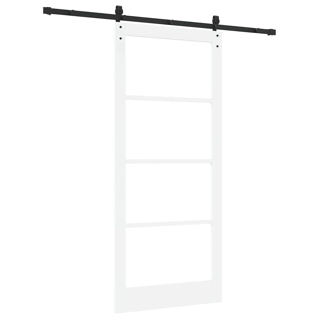 Skyvedør ORKDAL Hvit og svart 93 x 211 cm