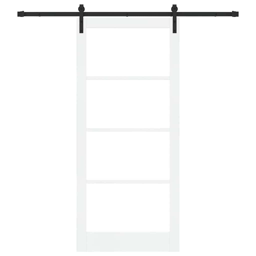 Skyvedør ORKDAL Hvit og svart 93 x 211 cm