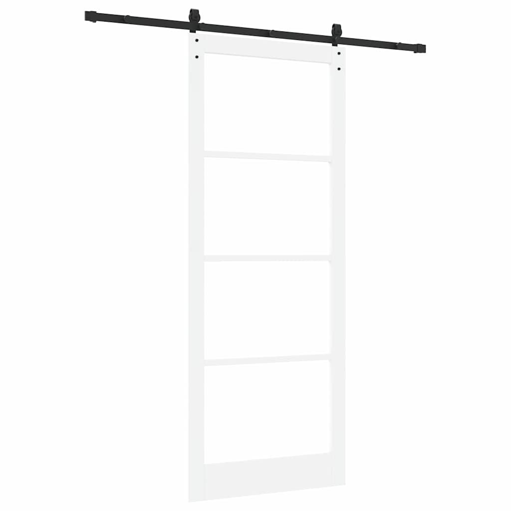 Skyvedør ORKDAL Hvit og svart 93 x 232 cm