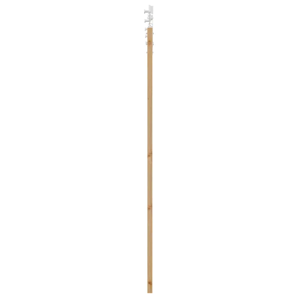 Skyvedør ORKDAL Naturlig 61 x 198,5 cm Massivt furutre og glass