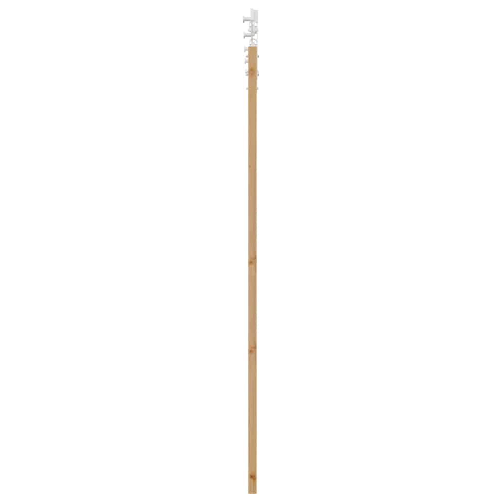 Skyvedør ORKDAL Naturlig 61 x 198,5 cm Massivt furutre og glass