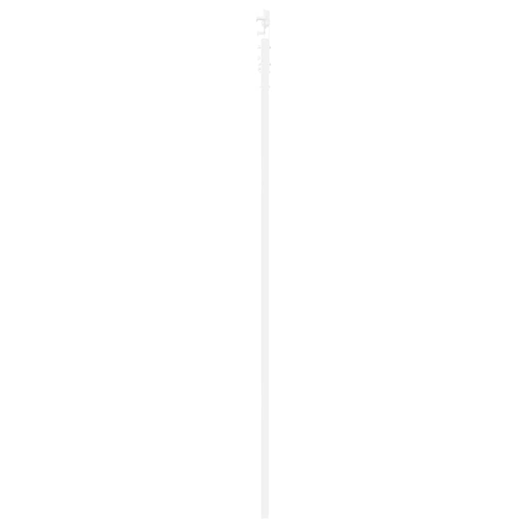 Skyvedør ORKDAL Hvit 93 x 232 cm Massivt furutre og glass
