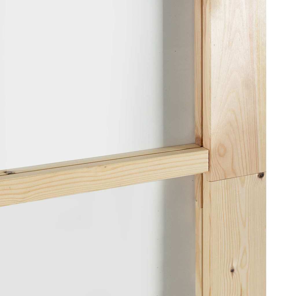Skyvedør ORKDAL Naturlig og svart 61 x 198,5 cm