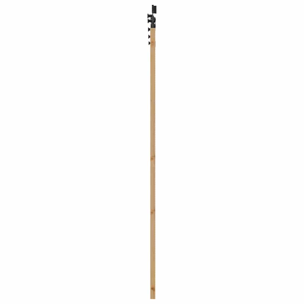 Skyvedør ORKDAL Naturlig og svart 61 x 198,5 cm