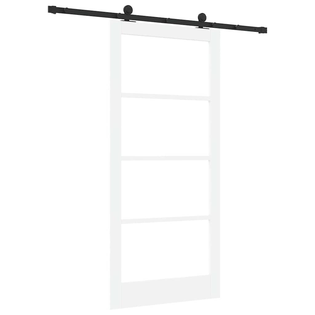 Skyvedør ORKDAL Hvit og svart 93 x 202 cm