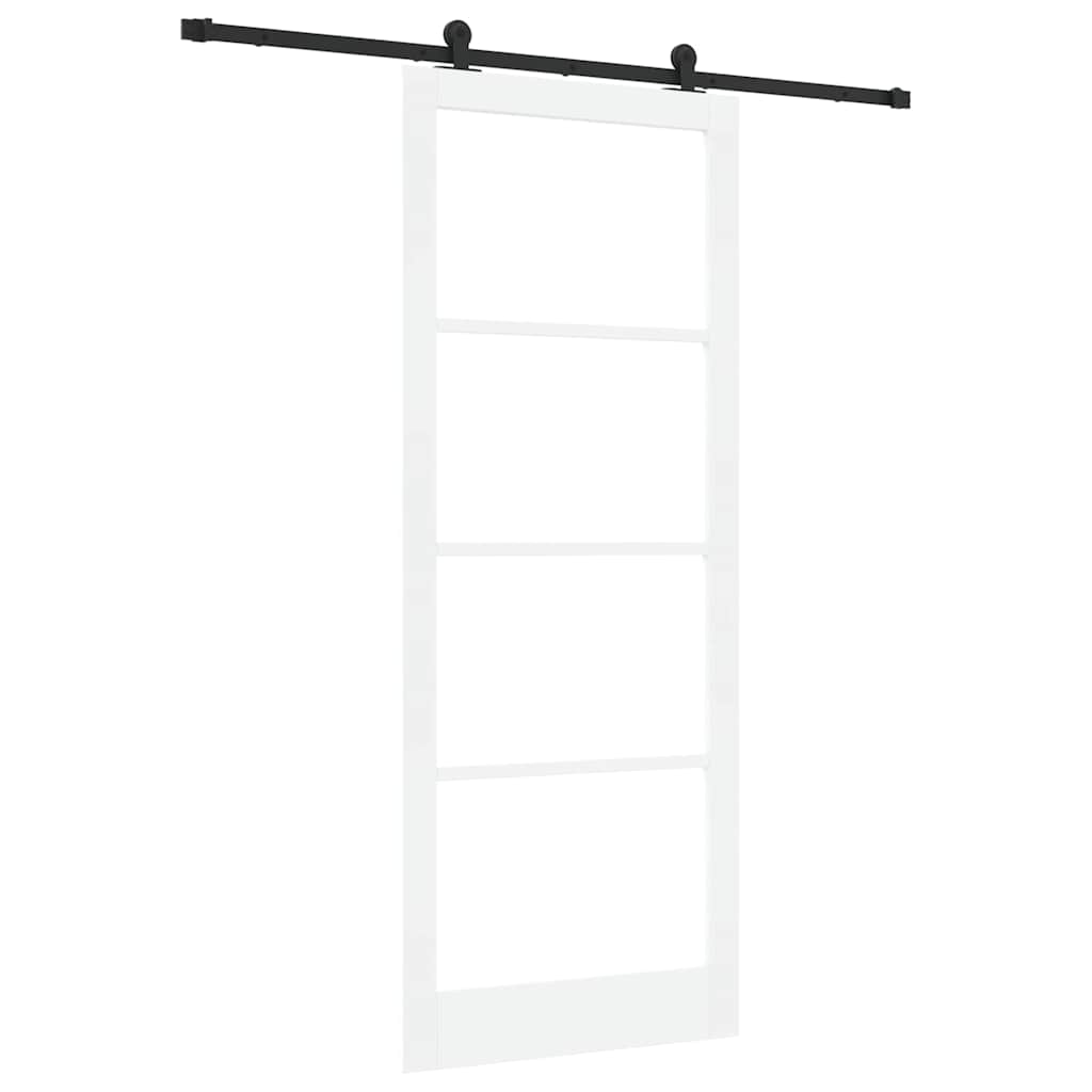 Skyvedør ORKDAL Hvit og svart 93 x 232 cm