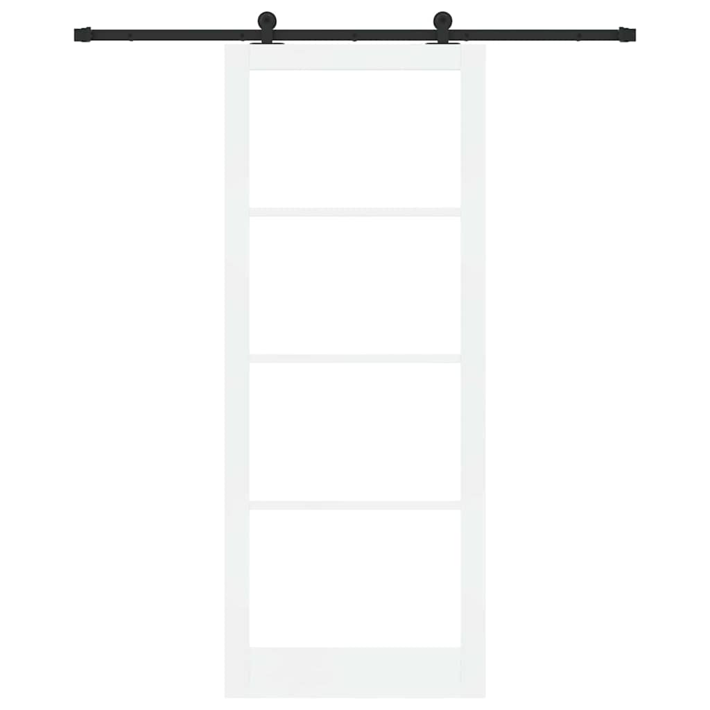 Skyvedør ORKDAL Hvit og svart 93 x 232 cm
