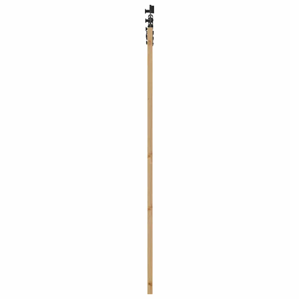 Skyvedør ORKDAL Naturlig og svart 61 x 198,5 cm