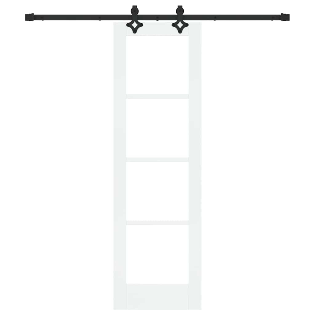 Skyvedør ORKDAL Hvit og svart 61 x 198,5 cm