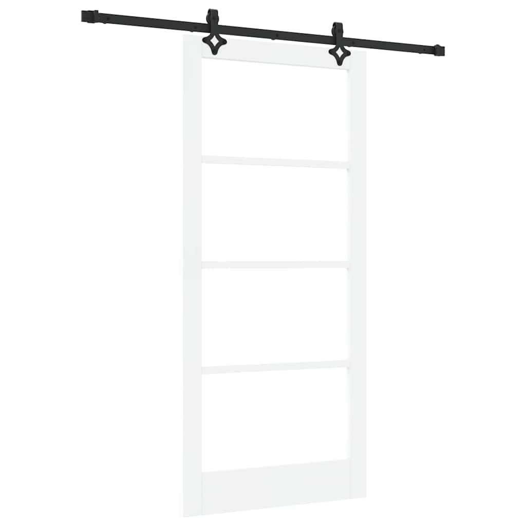 Skyvedør ORKDAL Hvit og svart 93 x 202 cm