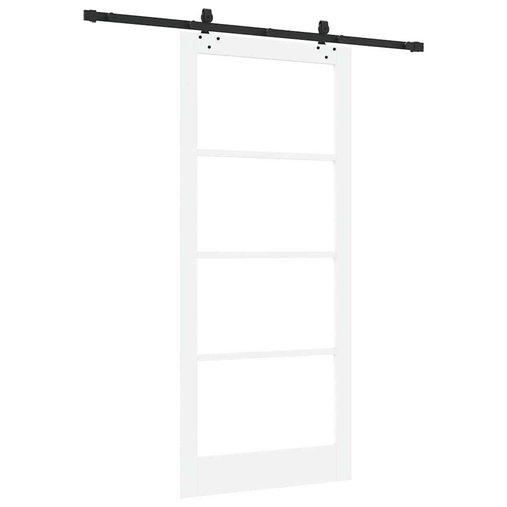 Skyvedør ORKDAL Hvit og svart 93 x 211 cm