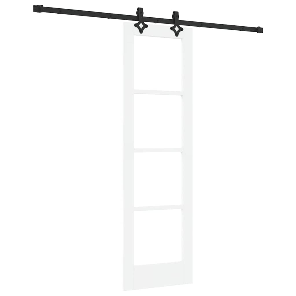 Skyvedør ORKDAL Hvit og svart 61 x 198,5 cm