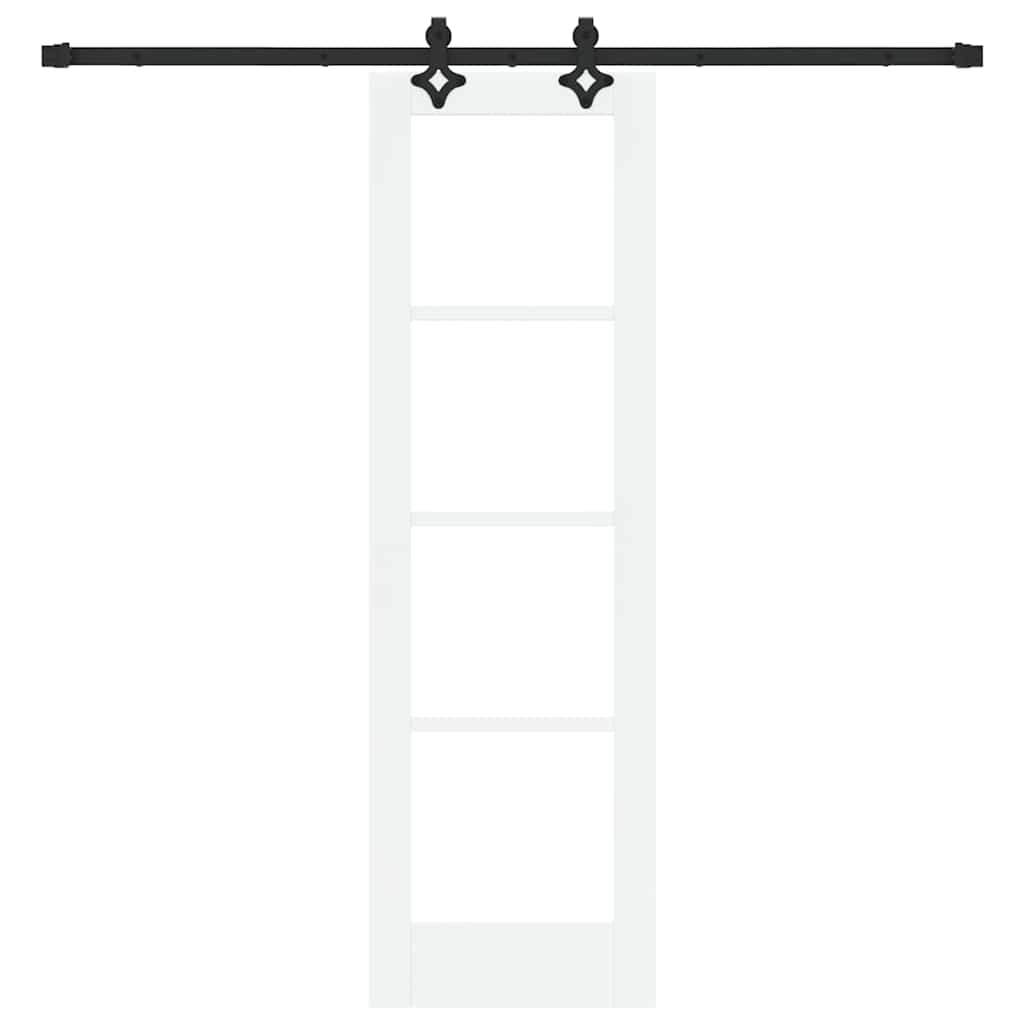 Skyvedør ORKDAL Hvit og svart 61 x 198,5 cm