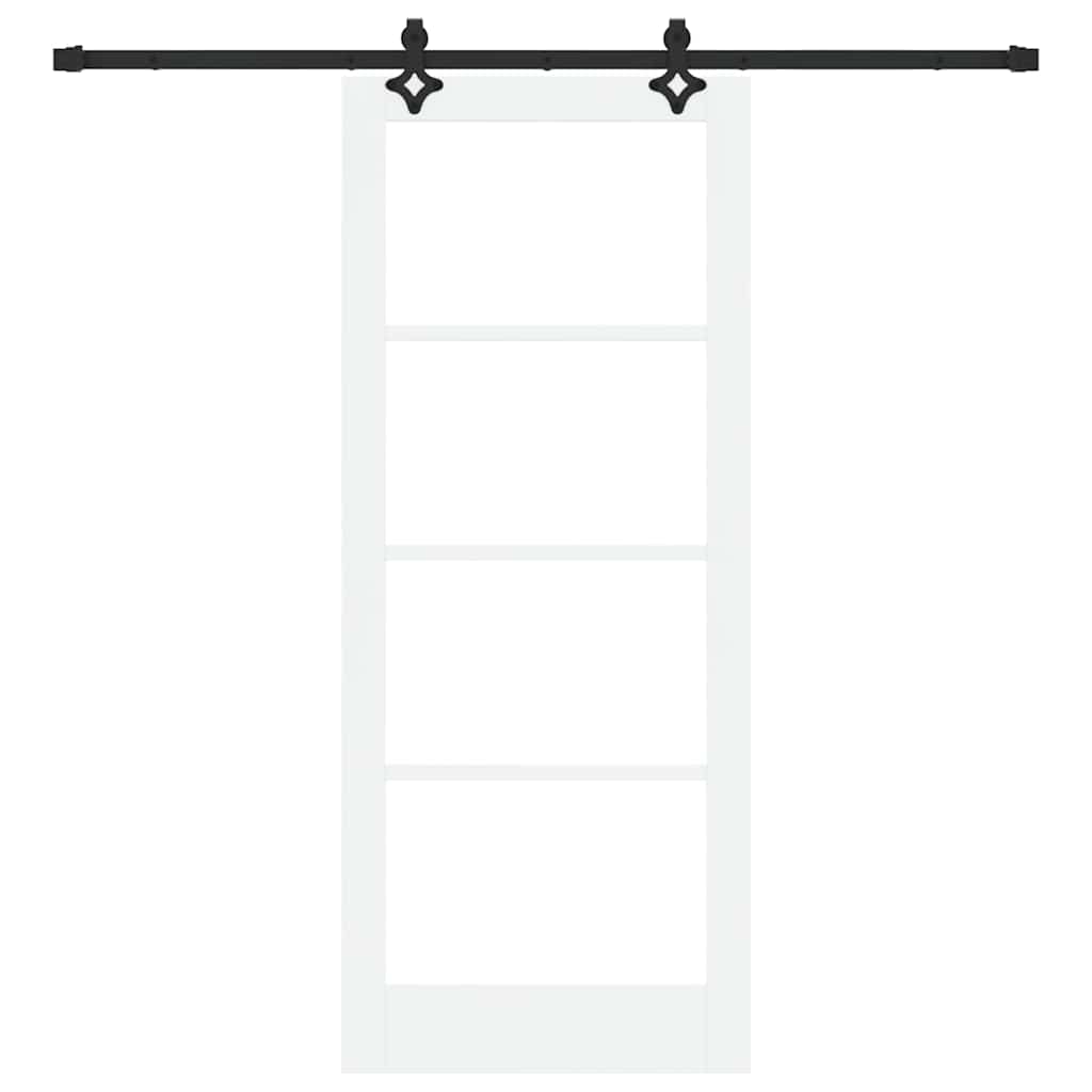 Skyvedør ORKDAL Hvit og svart 83 x 202 cm