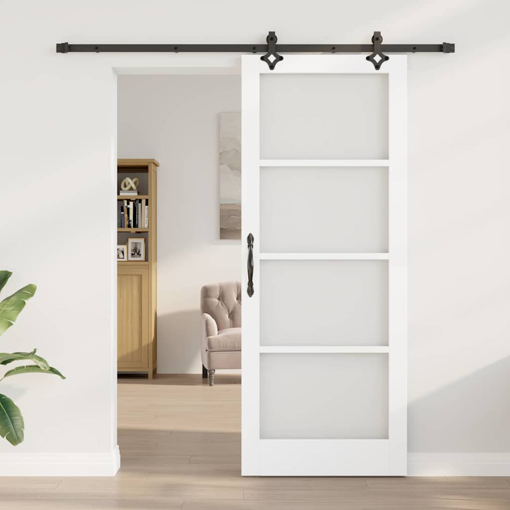 Skyvedør ORKDAL Hvit og svart 83 x 211 cm