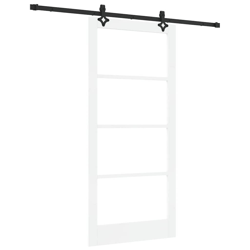 Skyvedør ORKDAL Hvit og svart 93 x 202 cm