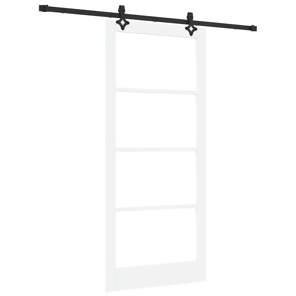 Skyvedør ORKDAL Hvit og svart 93 x 211 cm