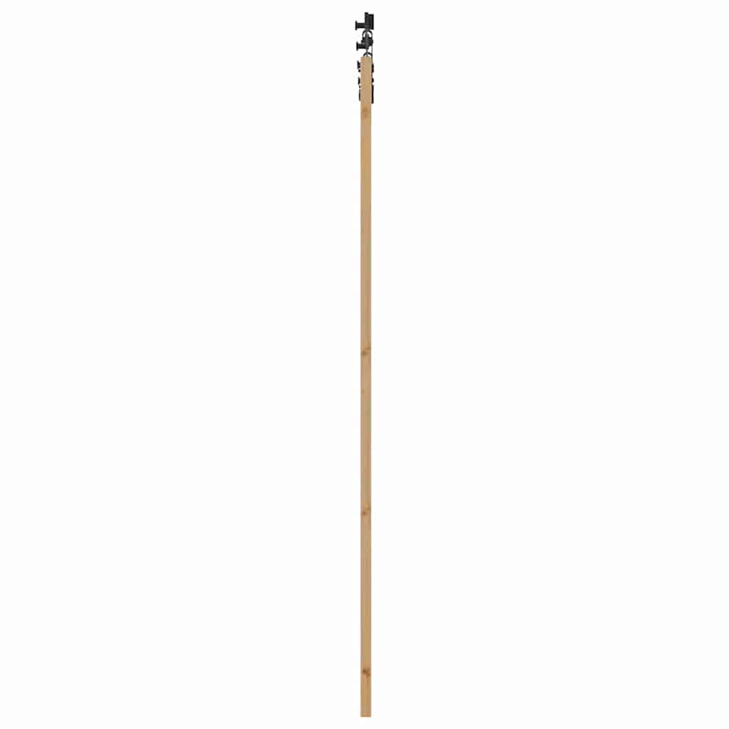Skyvedør ORKDAL Naturlig og svart 93 x 232 cm