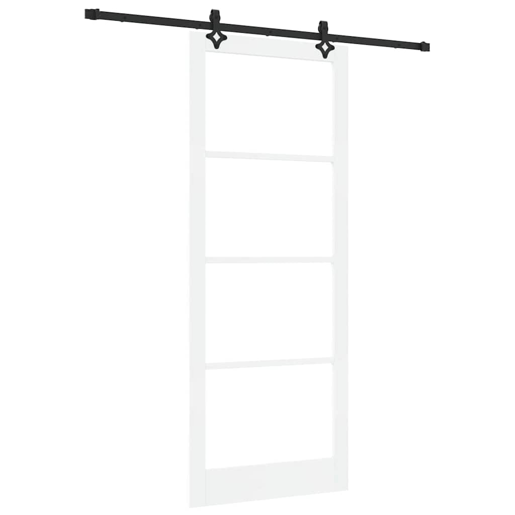 Skyvedør ORKDAL Hvit og svart 93 x 232 cm