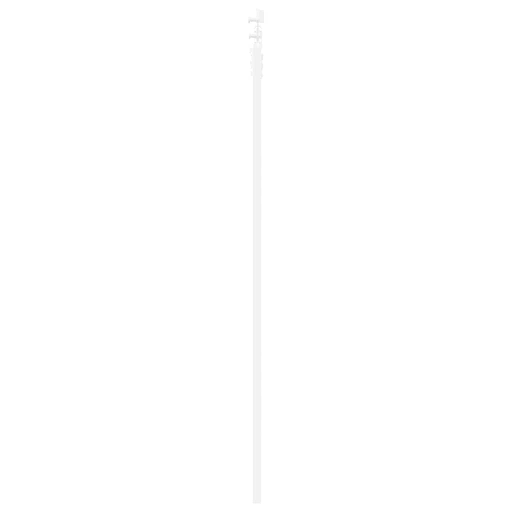 Skyvedør Hvit 61 x 198,5 cm Massivt furutre og glass