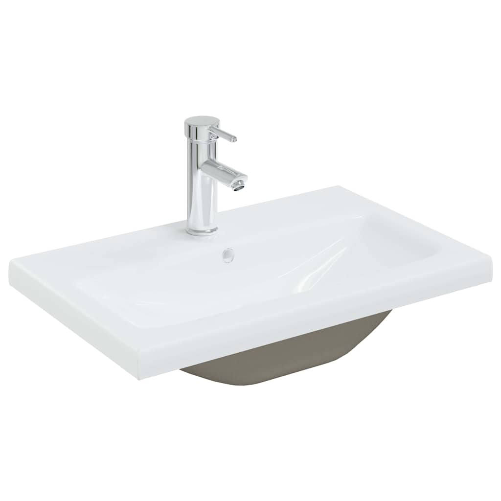 Baderomsvaskeskap for Svart Eik 60 x 39 x 62 cm Konstruert tre