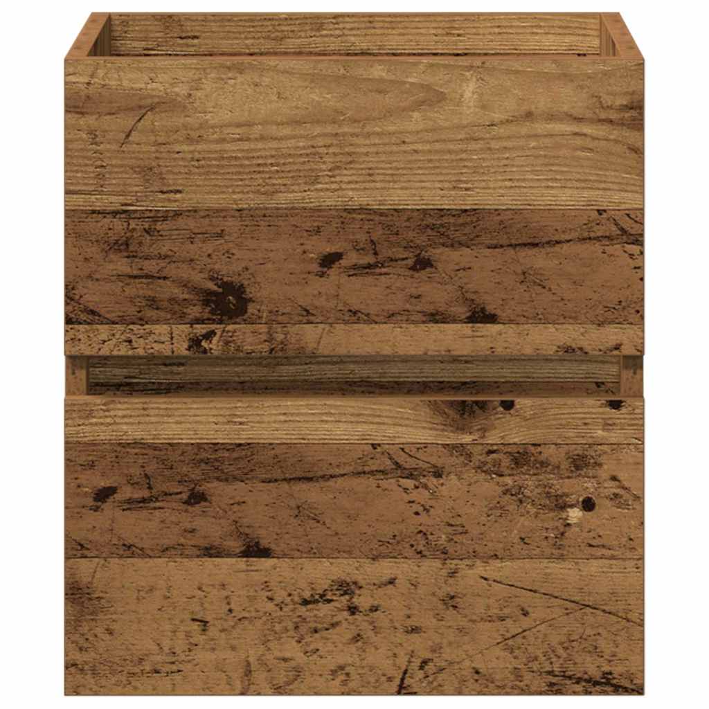Baderomsvaskeskap for Svart Eik 41 x 39 x 62 cm Konstruert tre