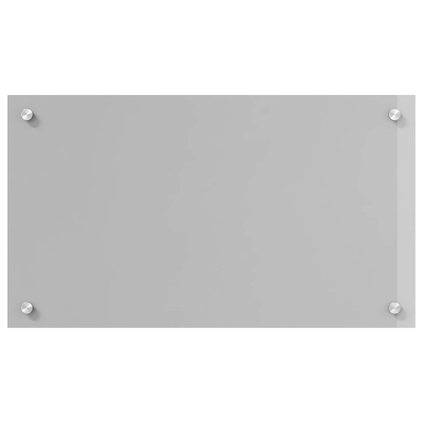 Kjøkkenbakplate Lysegrå 70 x 40 cm herdet glass vidaXL