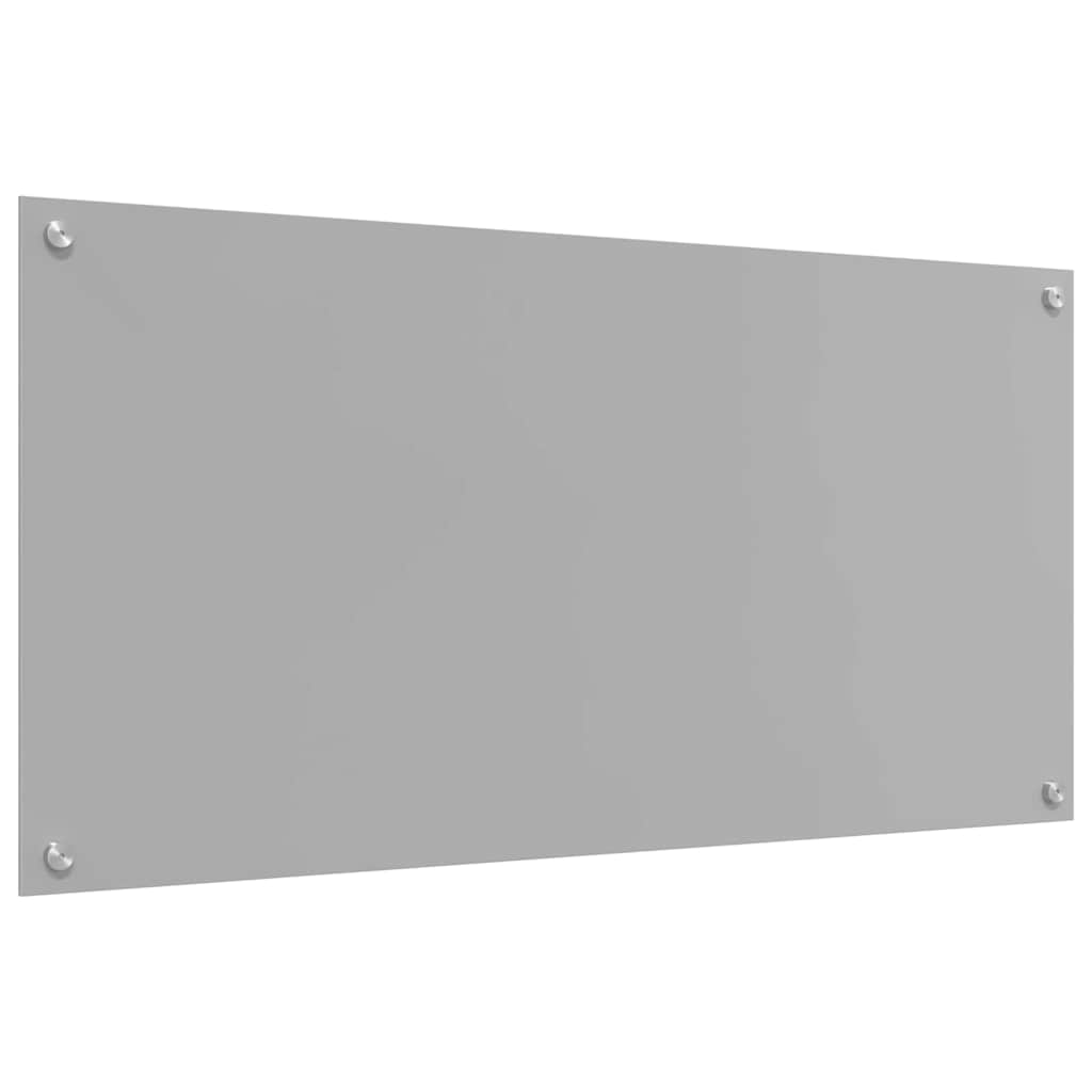 Kjøkkenbenkplate Lysegrå 100 x 50 cm herdet glass
