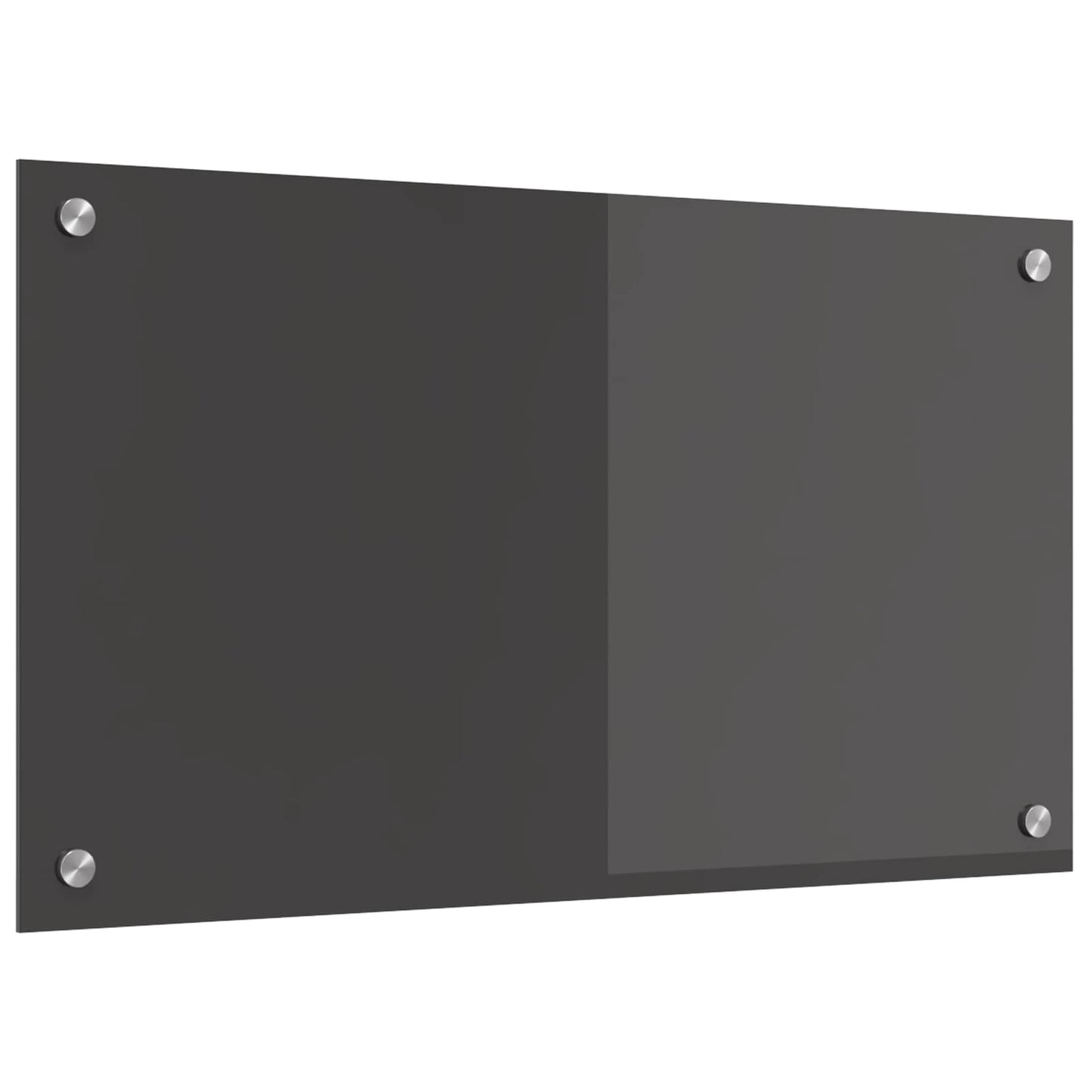 Kjøkkenbenkplate Mørkegrå 70 x 40 cm herdet glass