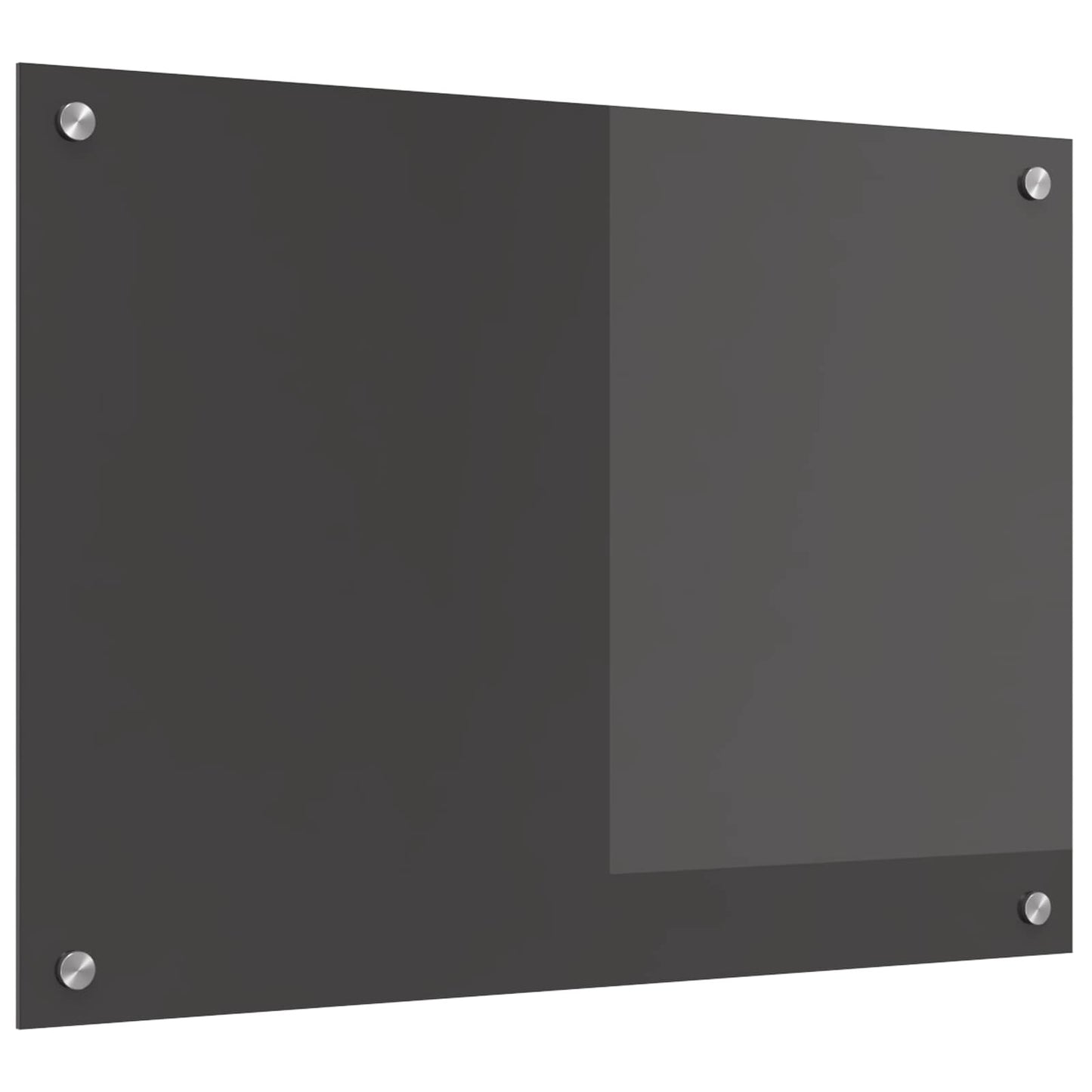 Kjøkkenbenkplate Mørkegrå 70 x 50 cm herdet glass